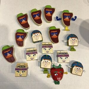 Lot Of 16 Vintage 1990s‎ McDonald's Happy Meal Toys Fundamentals Changeables B1